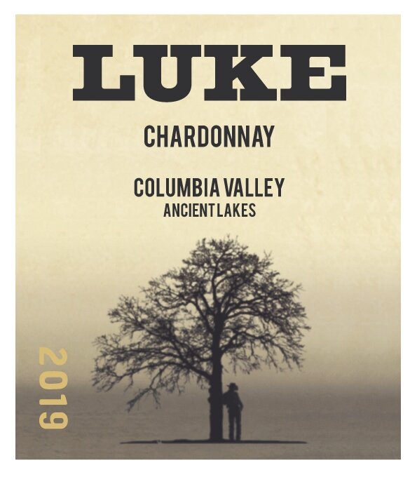 LUKE Chardonnay label